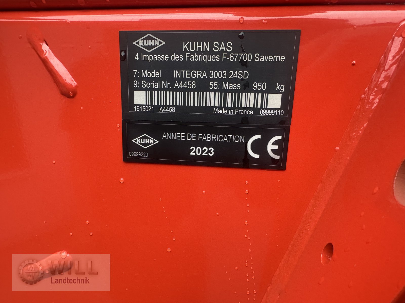 Drillmaschinenkombination tipa Kuhn Combiliner Integra, Neumaschine u Rudendorf (Slika 4)