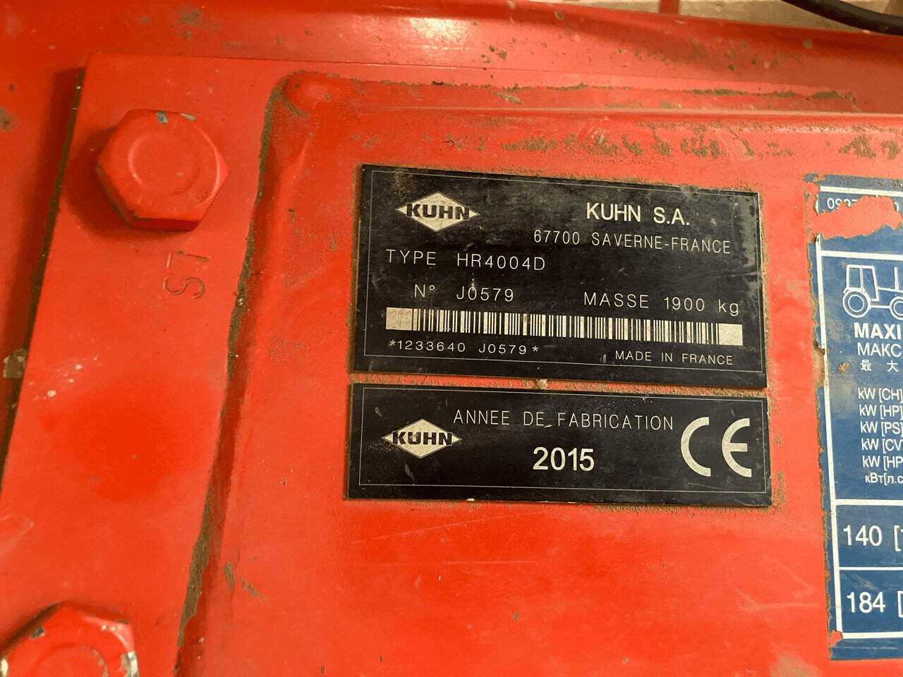 Drillmaschinenkombination des Typs Kuhn HR 4004 + VENTA LC 4000 SEEDFL, Gebrauchtmaschine in PONTIVY (Bild 8)