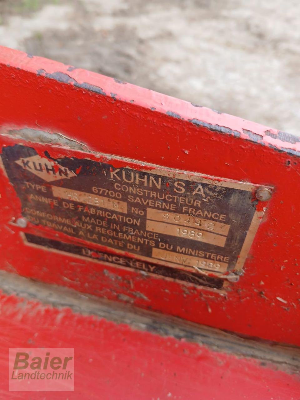 Drillmaschinenkombination del tipo Kuhn HR251M / Fiona, Gebrauchtmaschine en OBERNDORF-HOCHMOESSINGEN (Imagen 7)