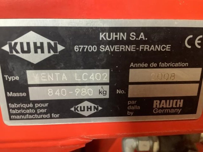 Drillmaschinenkombination des Typs Kuhn HR4003D/LC402, Gebrauchtmaschine in Maribo (Bild 5)