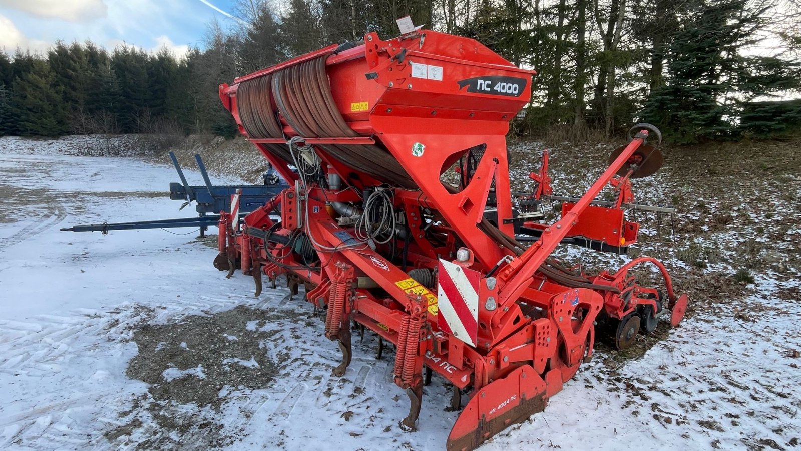 Drillmaschinenkombination Türe ait Kuhn HR4004/NC4000 Combiliner Venta, Gebrauchtmaschine içinde Nimtofte (resim 10)