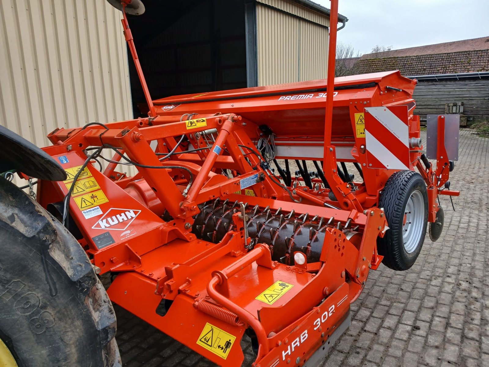 Drillmaschinenkombination typu Kuhn HRB302/Premia 300, Gebrauchtmaschine v Riedenheim/ Stalldorf (Obrázek 2)