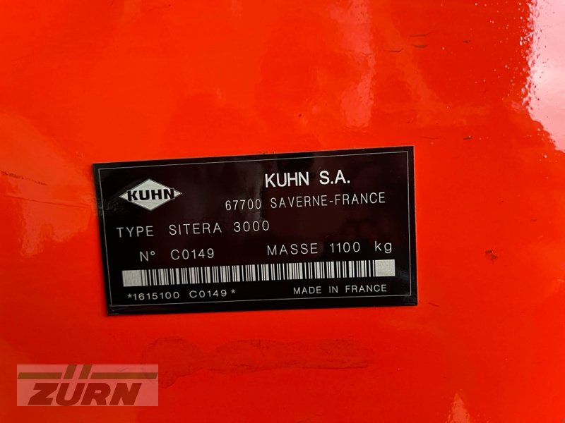 Drillmaschinenkombination typu Kuhn Sitera 3000 + HRB302D im Kundenauftrag, Gebrauchtmaschine v Rot am See (Obrázek 12)