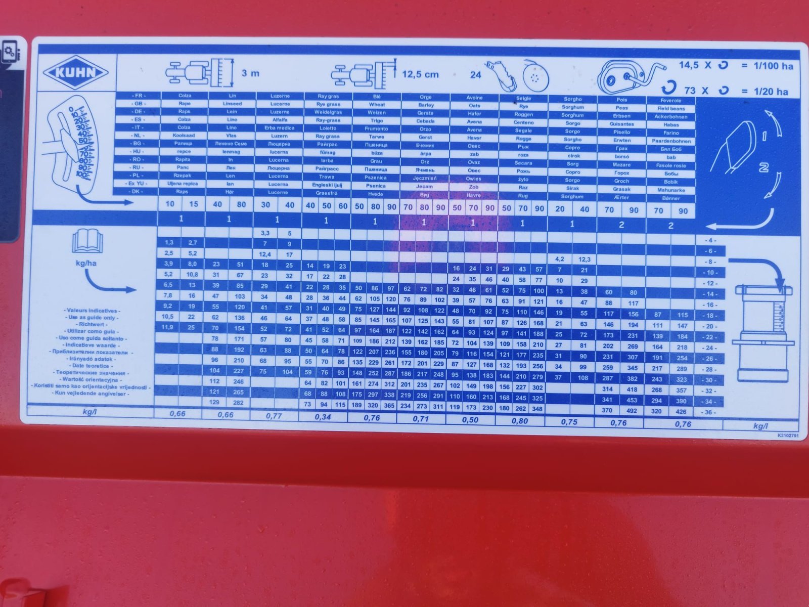 Drillmaschinenkombination des Typs Kuhn Sitera 3000, Gebrauchtmaschine in Blaufelden-Wiesenbach (Bild 12)
