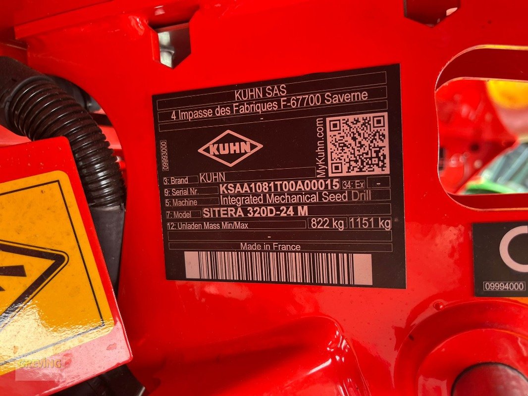 Drillmaschinenkombination tip Kuhn Sitera 320D-24M inkl. Kuhn HRB303D, Neumaschine in Ahaus (Poză 17)