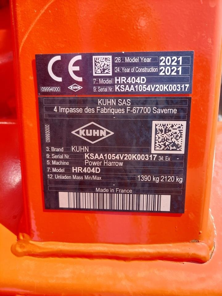 Drillmaschinenkombination del tipo Kuhn Sitera 4000 / HR 404, Gebrauchtmaschine In Hammel (Immagine 15)