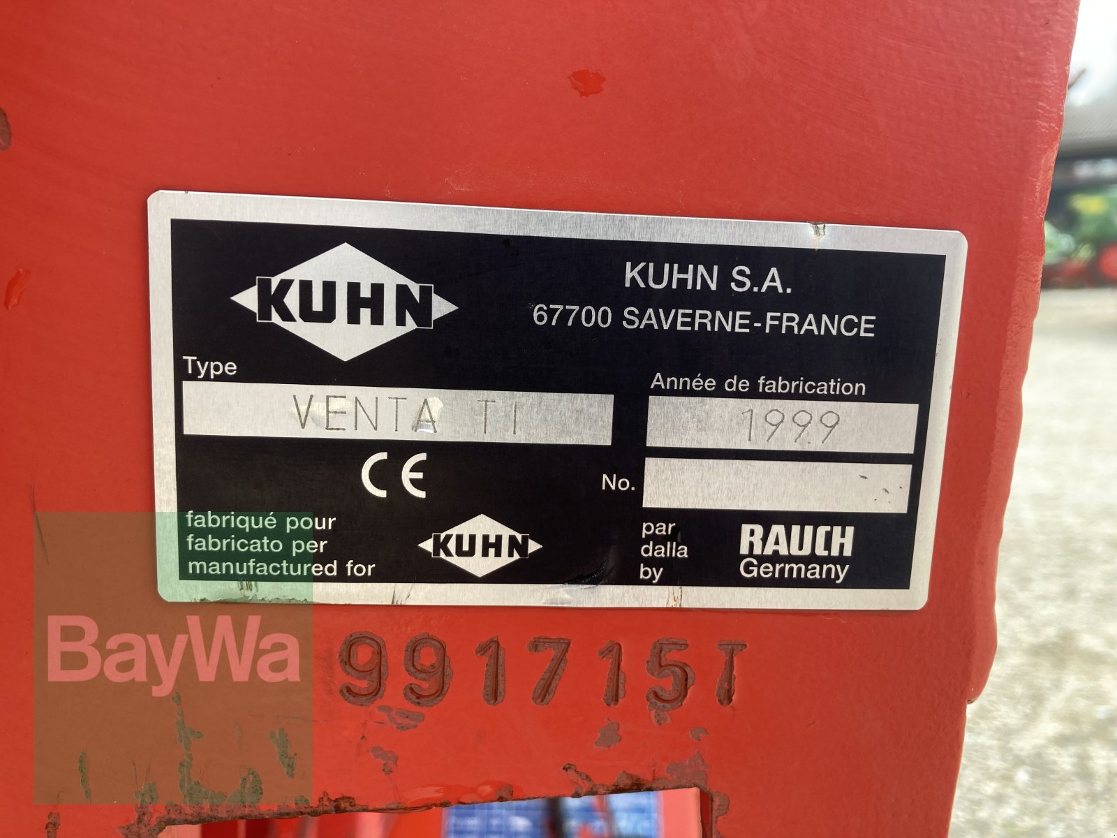 Drillmaschinenkombination tip Kuhn Venta TI+HRB302, Gebrauchtmaschine in Dinkelsbühl (Poză 10)