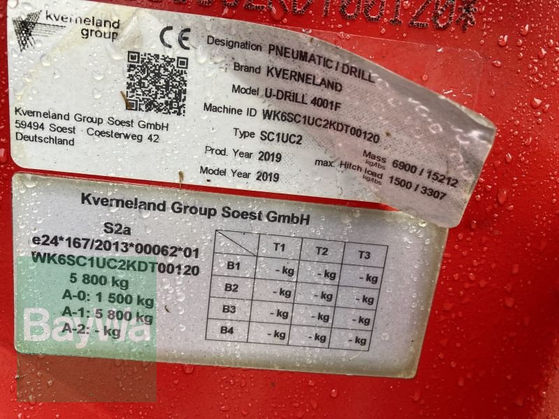 Drillmaschinenkombination des Typs Kverneland U-DRILL 4001F, Gebrauchtmaschine in Dinkelsbühl (Bild 28)