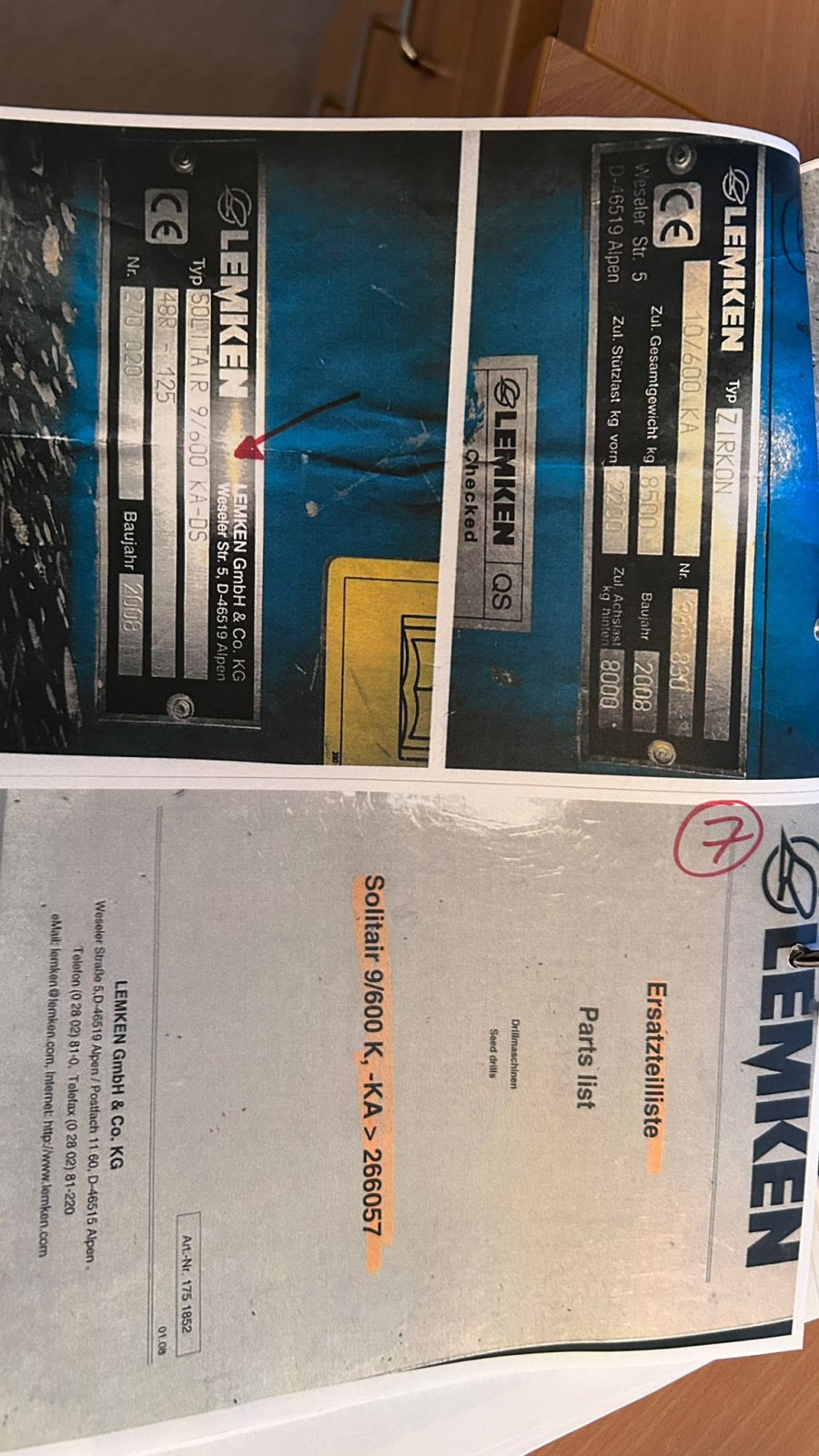 Drillmaschinenkombination a típus Lemken Compact-Solitair 9/600, Gebrauchtmaschine ekkor: Regensburg (Kép 7)