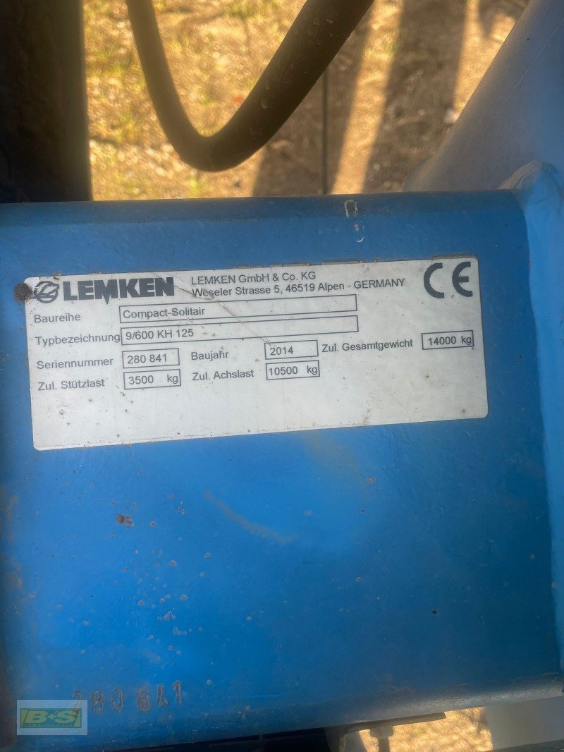Drillmaschinenkombination typu Lemken COMPACT SOLITAIR, Gebrauchtmaschine v Grabow (Obrázek 23)