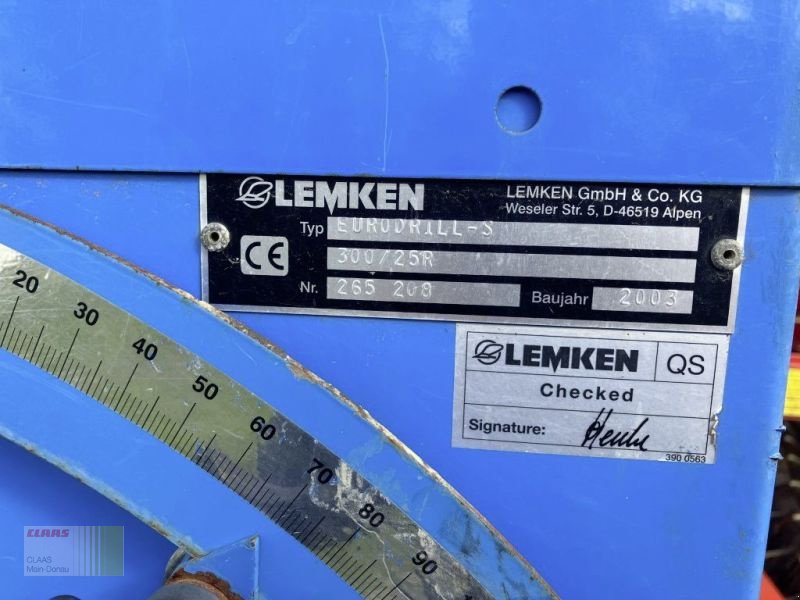 Drillmaschinenkombination des Typs Lemken EURODRILL 300+KE HRB3002, Gebrauchtmaschine in Vohburg (Bild 10)