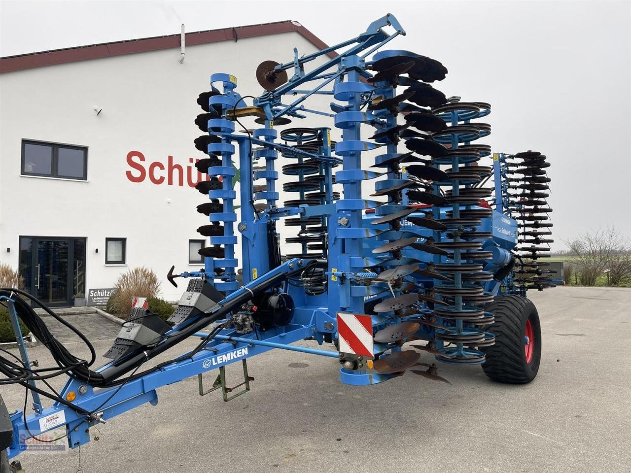 Drillmaschinenkombination del tipo Lemken Solitär 9 mit Scheibenegge Lemken Heliodor, Gebrauchtmaschine en Schierling (Imagen 7)