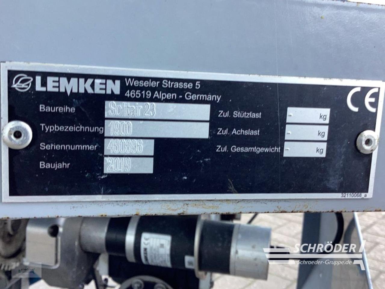Drillmaschinenkombination типа Lemken SOLITAIR 23/1900 / AZURIT 9/8.75 K D, Gebrauchtmaschine в Wildeshausen (Фотография 9)