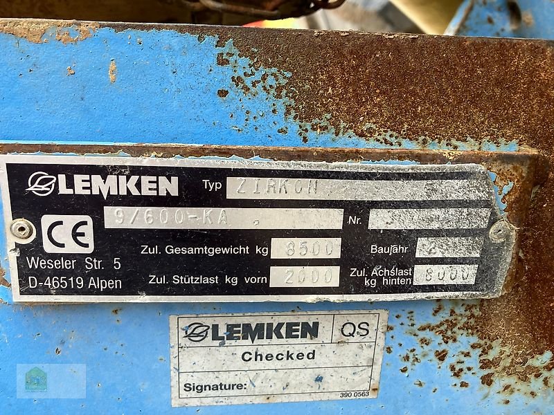Drillmaschinenkombination za tip Lemken Solitair 9/600 KA-DS mit Zirkon 9/600 KA, Gebrauchtmaschine u Salsitz (Slika 15)