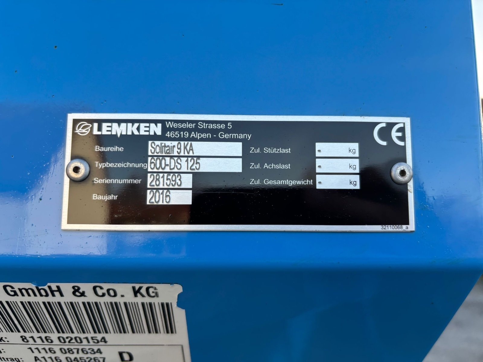 Drillmaschinenkombination of the type Lemken Solitair 9/600 KA, Gebrauchtmaschine in Winnigstedt (Picture 17)