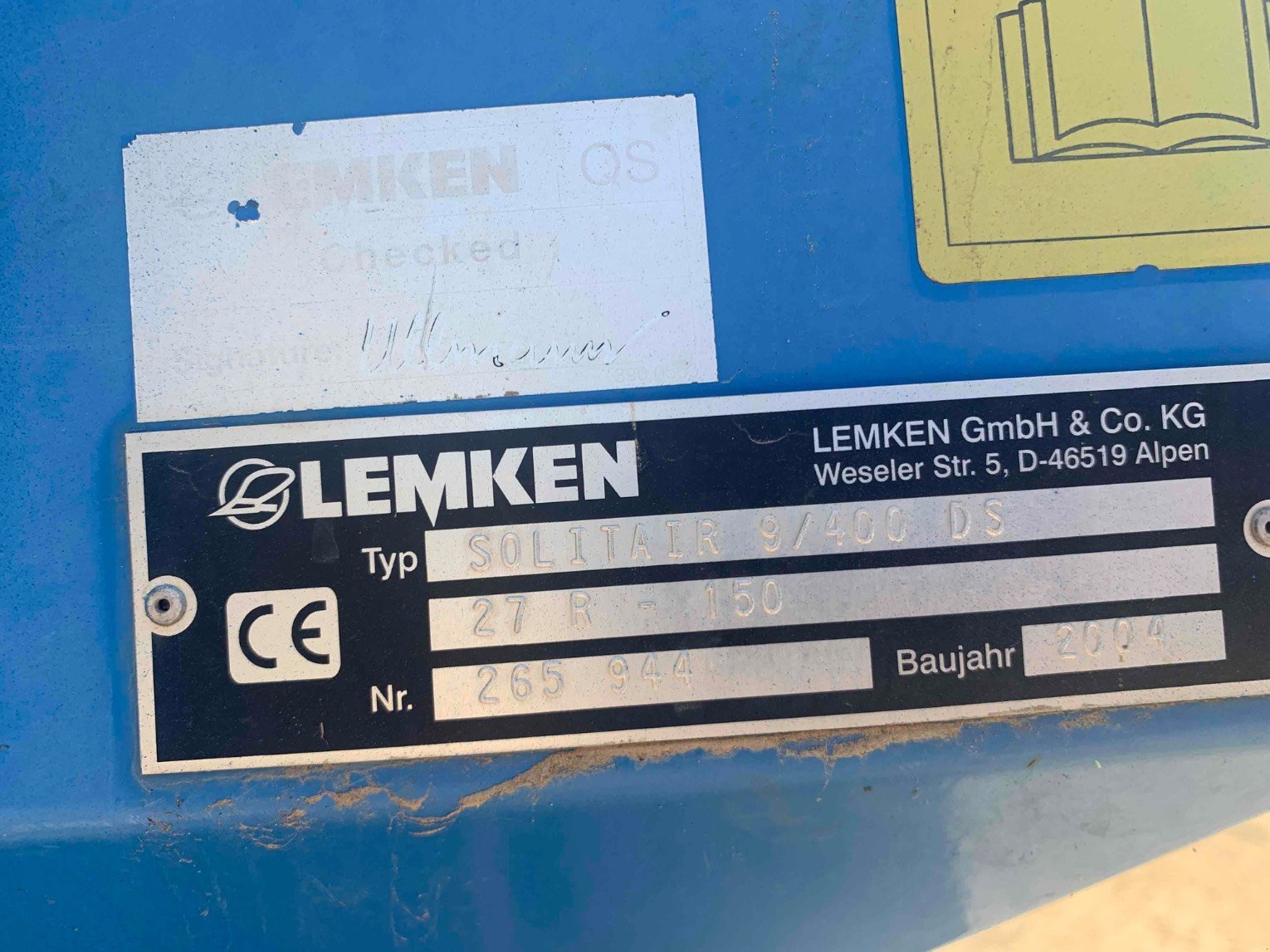 Drillmaschinenkombination typu Lemken Solitair12, Gebrauchtmaschine v ST ELIX THEUX (Obrázok 8)
