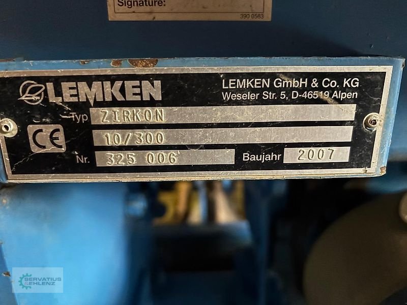 Drillmaschinenkombination des Typs Lemken Zirkon 10/300 + Solitair 8/300, Gebrauchtmaschine in Rittersdorf (Bild 12)