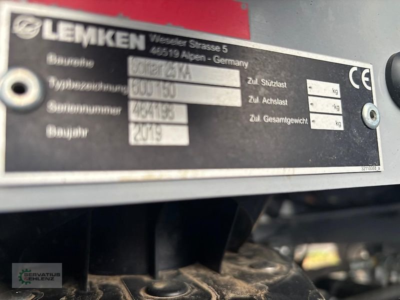 Drillmaschinenkombination typu Lemken Zirkon 12/600 KA + Solitair 25/600 KA 150, Gebrauchtmaschine v Rittersdorf (Obrázek 19)