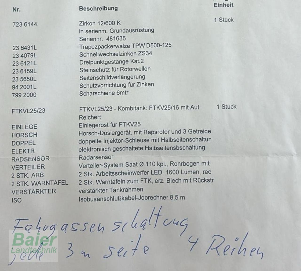 Drillmaschinenkombination of the type Lemken Zirkon 12/600, Gebrauchtmaschine in OBERNDORF-HOCHMOESSINGEN (Picture 5)