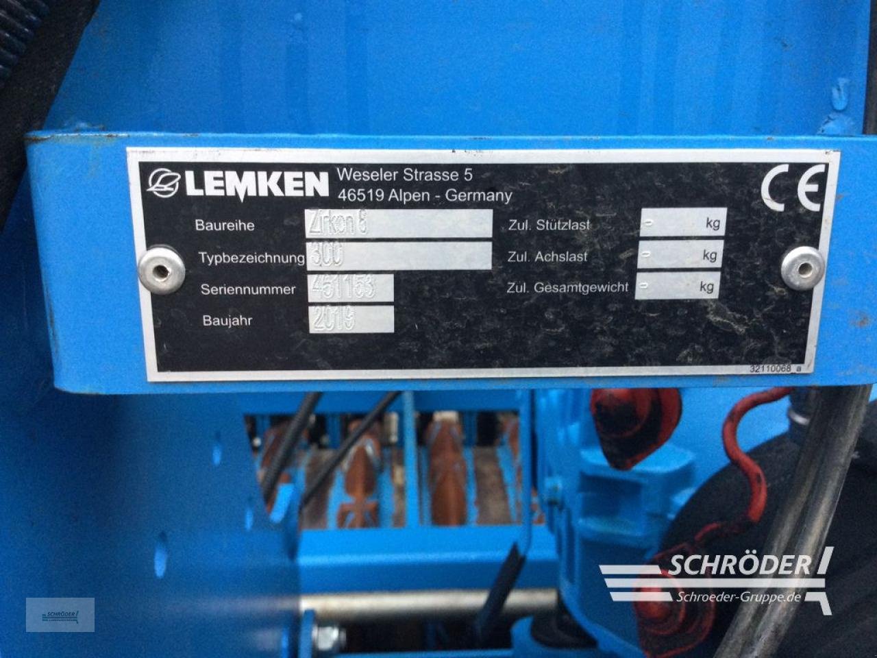 Drillmaschinenkombination tipa Lemken ZIRKON 8/300 + SAPHIR 7/300-DS 125, Gebrauchtmaschine u Holdorf (Slika 10)