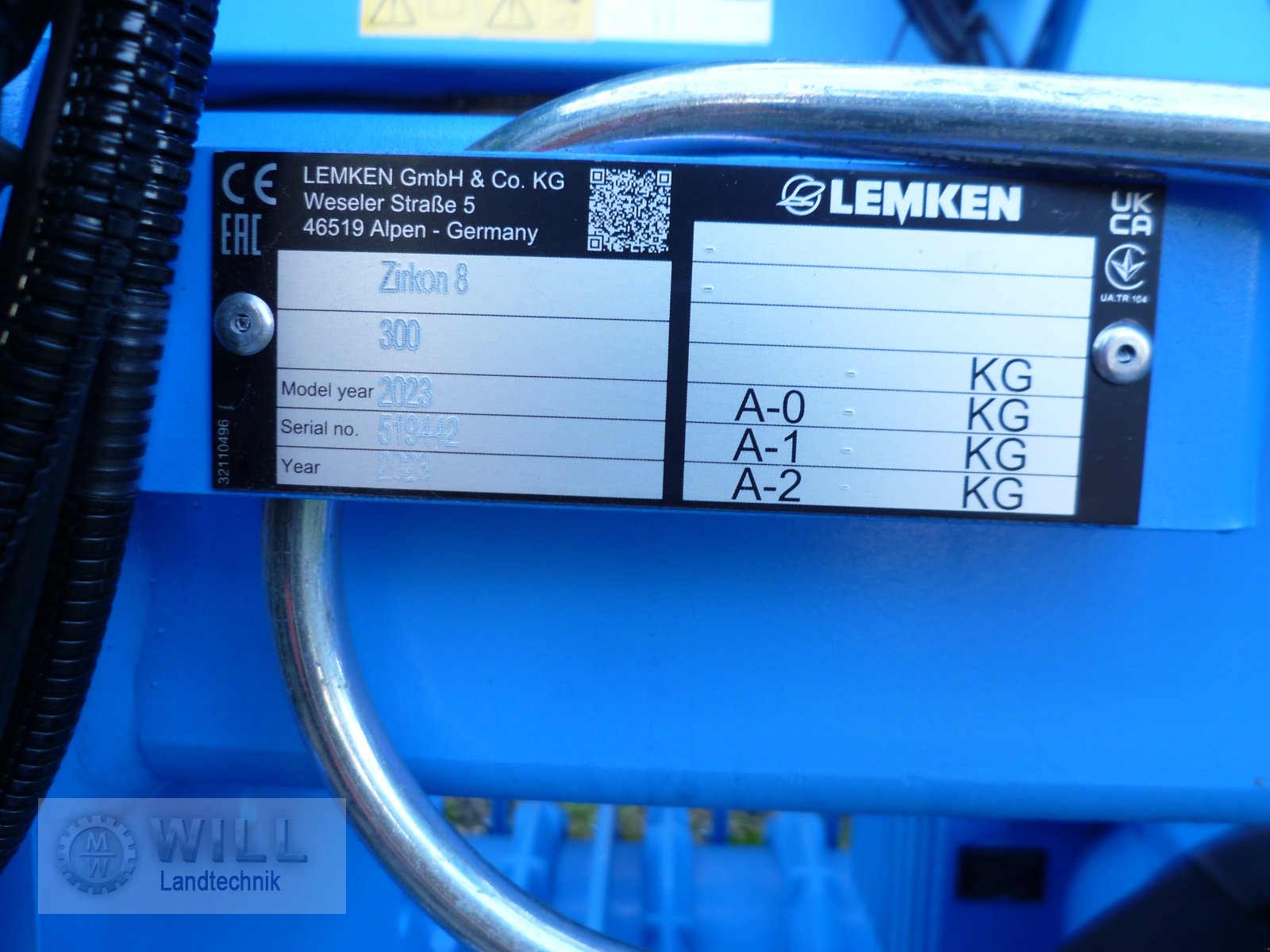 Drillmaschinenkombination typu Lemken Zirkon 8/300 + Saphir 7/300, Neumaschine w Rudendorf (Zdjęcie 5)