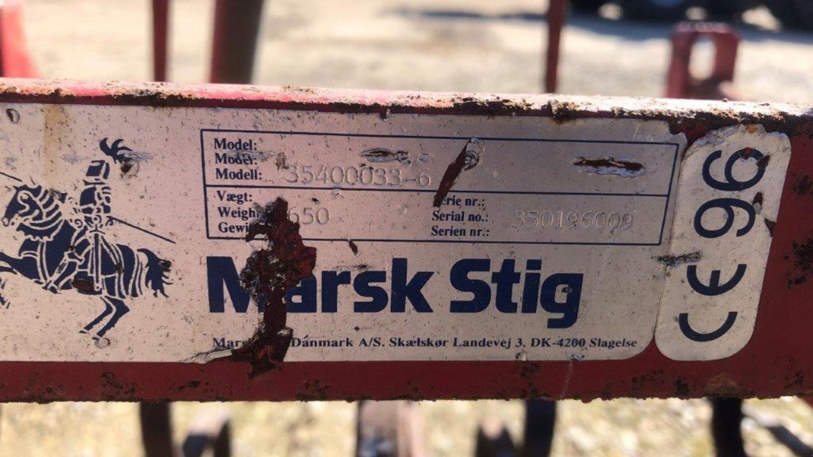 Drillmaschinenkombination του τύπου Marsk Stig 4 mtr. MS-K let-S, Gebrauchtmaschine σε Tinglev (Φωτογραφία 3)