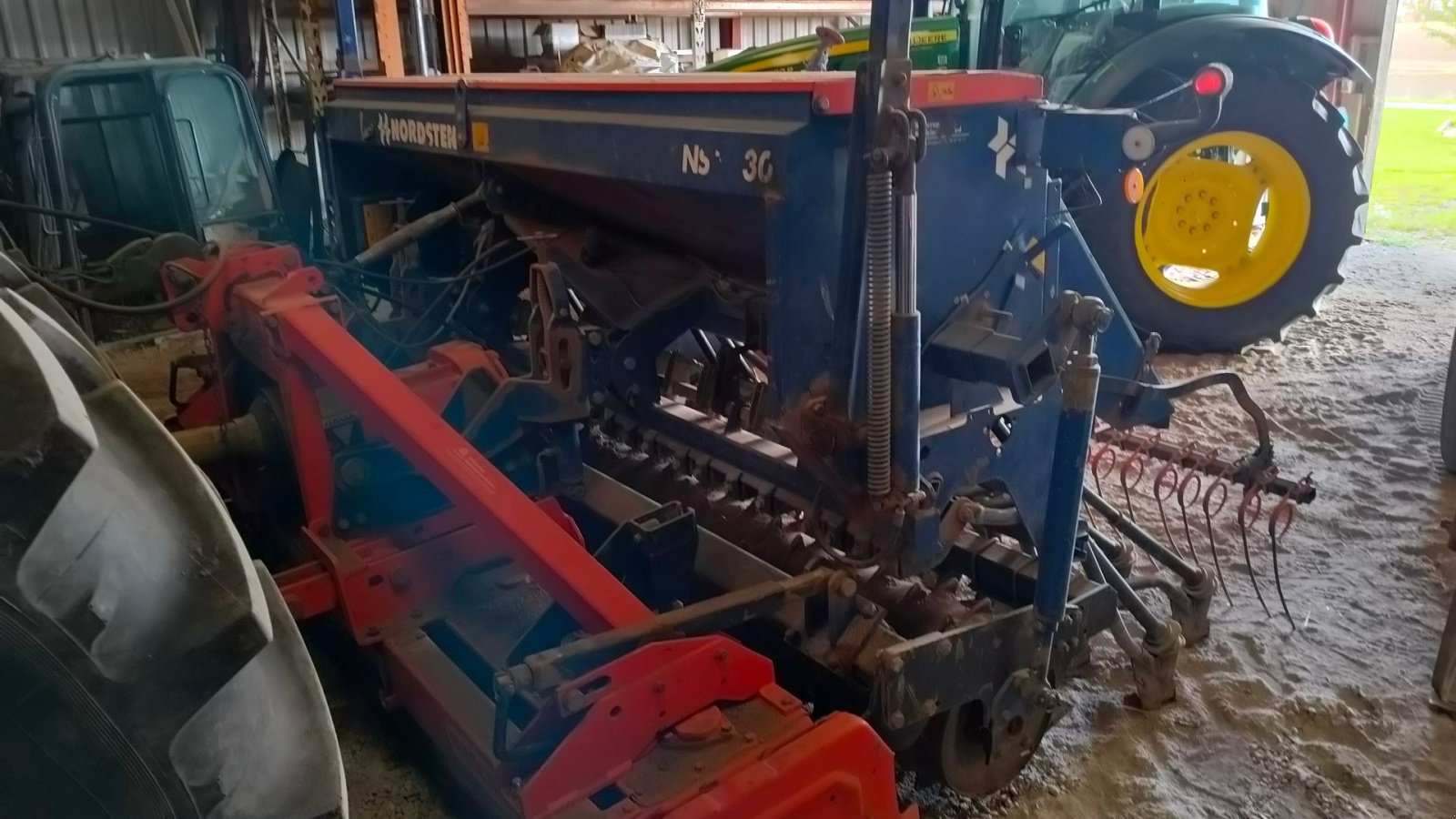 Drillmaschinenkombination tip Maschio Rotorharve 3 m med Nordsten NS 3030 såmaskine, Gebrauchtmaschine in Egtved (Poză 1)