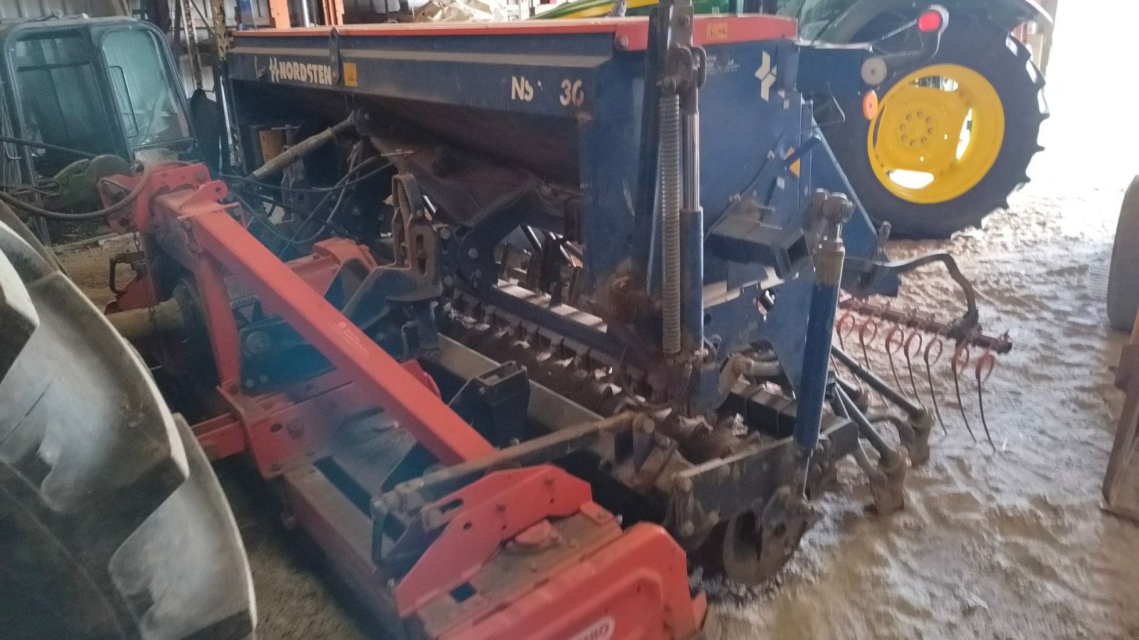 Drillmaschinenkombination tip Maschio Rotorharve 3 m med Nordsten NS 3030 såmaskine, Gebrauchtmaschine in Egtved (Poză 2)