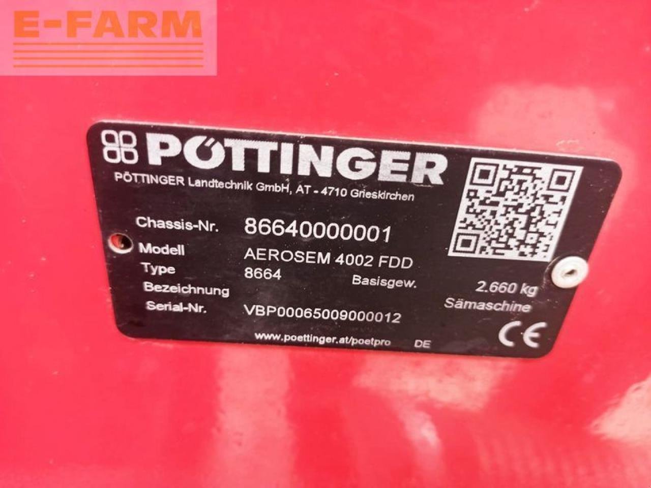 Drillmaschinenkombination tip Pöttinger 4 m säkombination pneumatisch klappbar, Gebrauchtmaschine in SANKT MARIENKIRCHEN BEI SCHÄRDING (Poză 11)