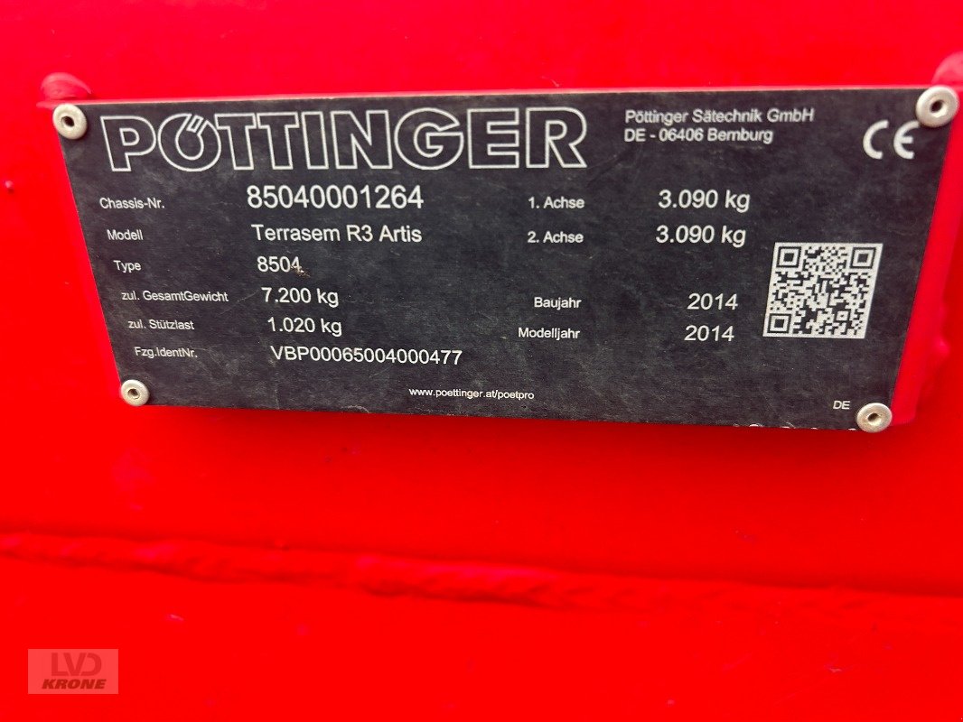 Drillmaschinenkombination типа Pöttinger Terrasem R3, Gebrauchtmaschine в Barsinghausen OT Groß Munzel (Фотография 8)