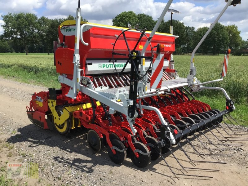 Drillmaschinenkombination des Typs Pöttinger VITASEM 302 ADD mit LION 301, 24 Reihen/ 1.000 L., nur 1.150 ha !, Gebrauchtmaschine in Molbergen (Bild 1)