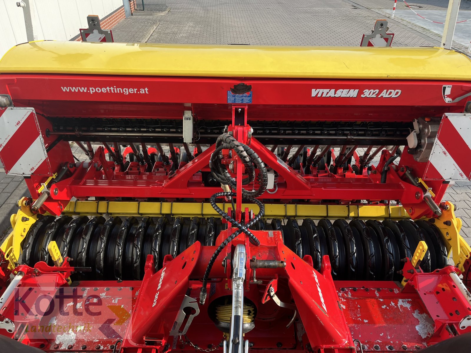 Drillmaschinenkombination типа Pöttinger Vitasem 302 ADD, Gebrauchtmaschine в Rieste (Фотография 11)