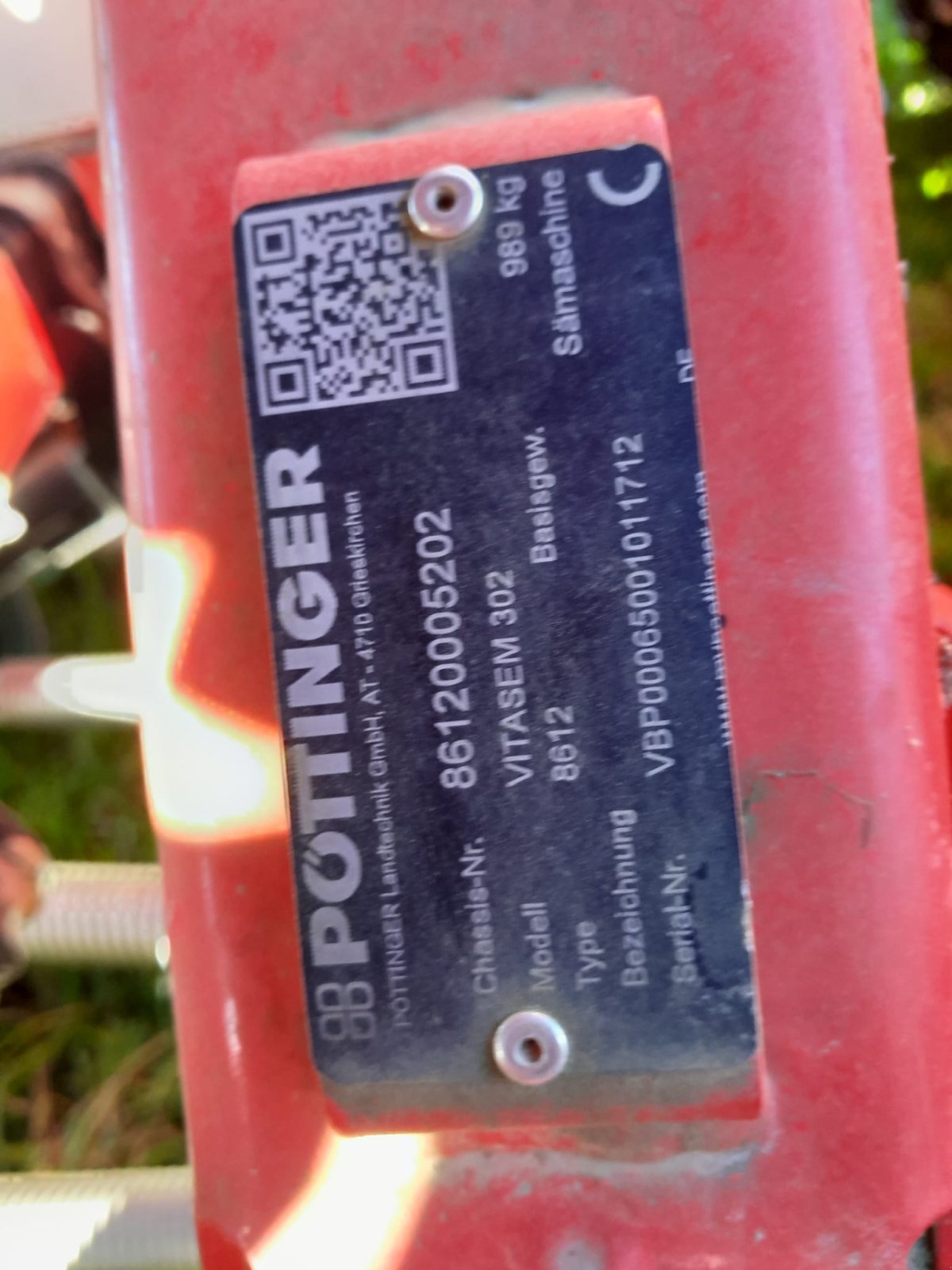 Drillmaschinenkombination del tipo Pöttinger Vitasem 302, Gebrauchtmaschine en Meerane (Imagen 9)