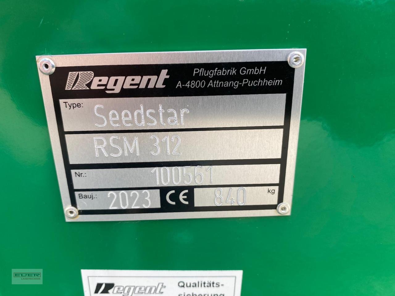 Drillmaschinenkombination des Typs Regent Seedstar RSM-V 312 DS/Orbit 3000 "Vorführmaschine", Neumaschine in Wlpertskirchen (Bild 12)