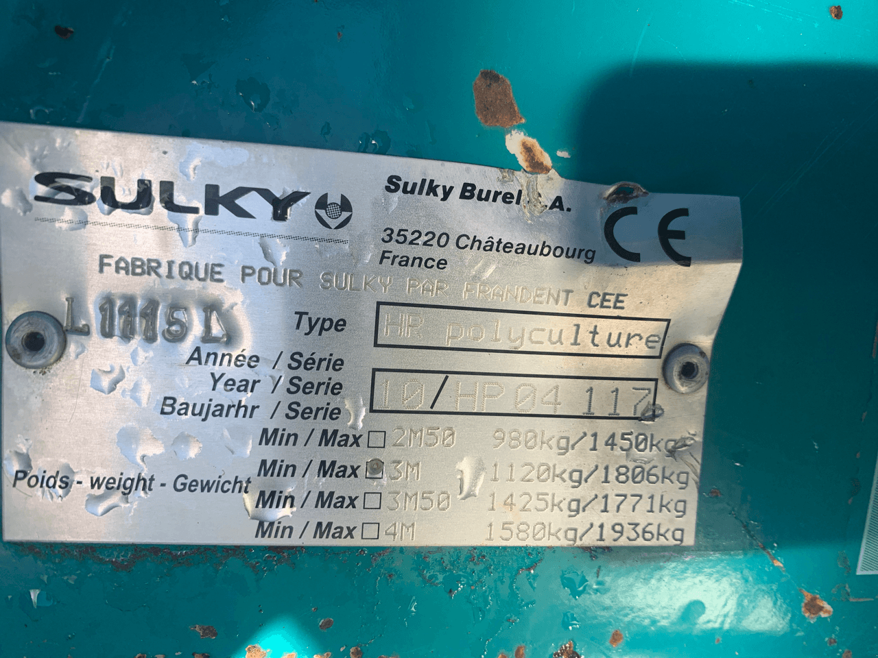 Drillmaschinenkombination tip Sulky 3M, Gebrauchtmaschine in TREMEUR (Poză 10)