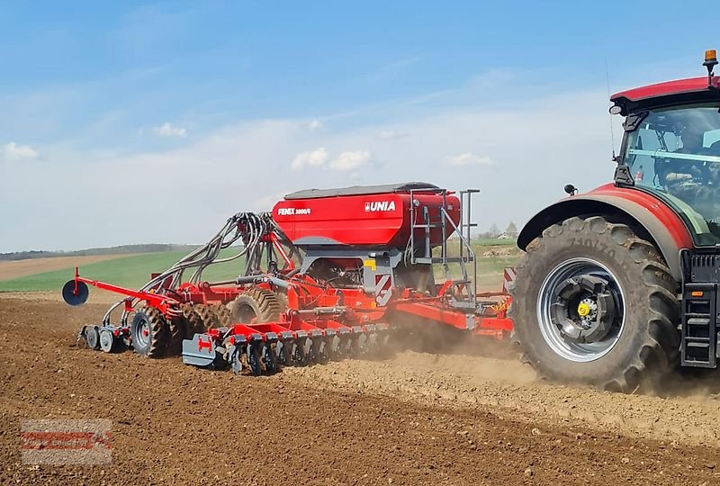 Drillmaschinenkombination del tipo Unia FENIX 3000/6 Kurzscheibeneggen-Säkombination 6 m Doppelscheibenschar, Neumaschine en Ostheim/Rhön (Imagen 8)