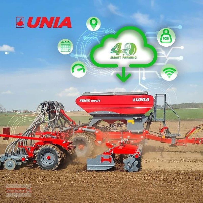 Drillmaschinenkombination del tipo Unia FENIX 3000/6 Kurzscheibeneggen-Säkombination 6 m Doppelscheibenschar, Neumaschine en Ostheim/Rhön (Imagen 27)