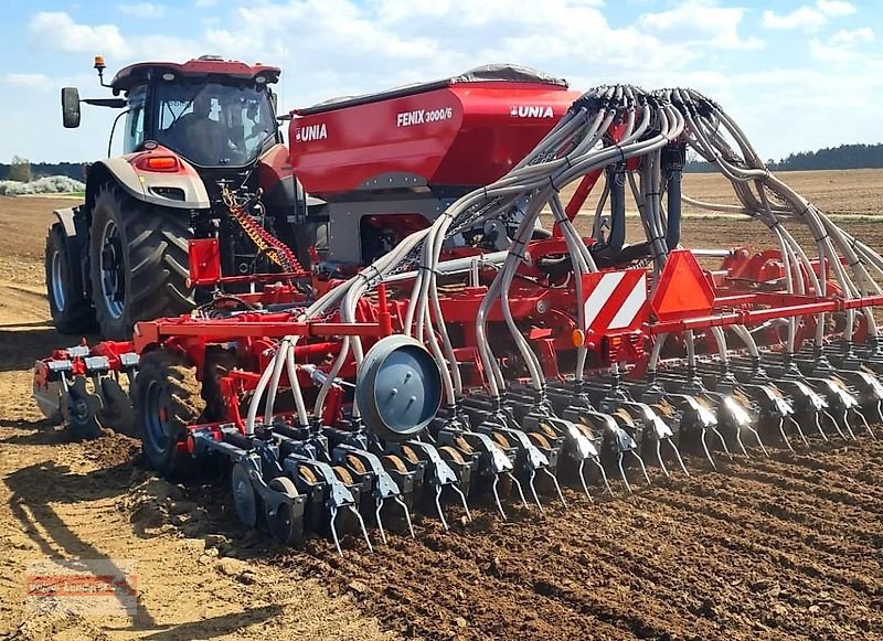 Drillmaschinenkombination del tipo Unia FENIX 3000/6 Kurzscheibeneggen-Säkombination 6 m Doppelscheibenschar, Neumaschine en Ostheim/Rhön (Imagen 10)