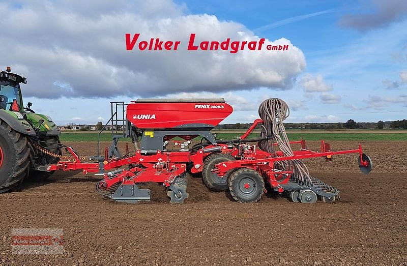 Drillmaschinenkombination del tipo Unia FENIX 3000/6 Kurzscheibeneggen-Säkombination 6 m Doppelscheibenschar, Neumaschine en Ostheim/Rhön (Imagen 1)