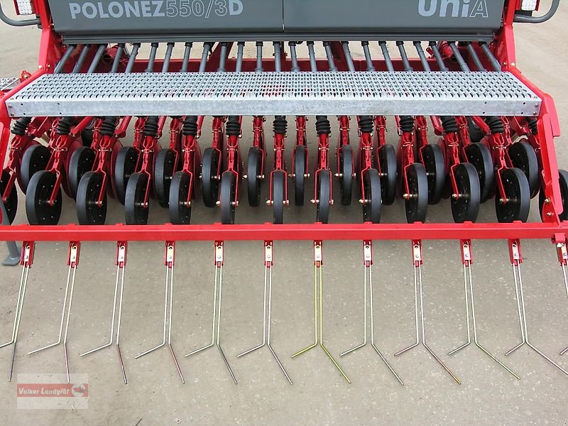 Drillmaschinenkombination del tipo Unia Polonez 550/3D Premium Doppelscheibenschar-Sämaschine 3 m 550 l Vollausstattung, Neumaschine en Ostheim/Rhön (Imagen 19)