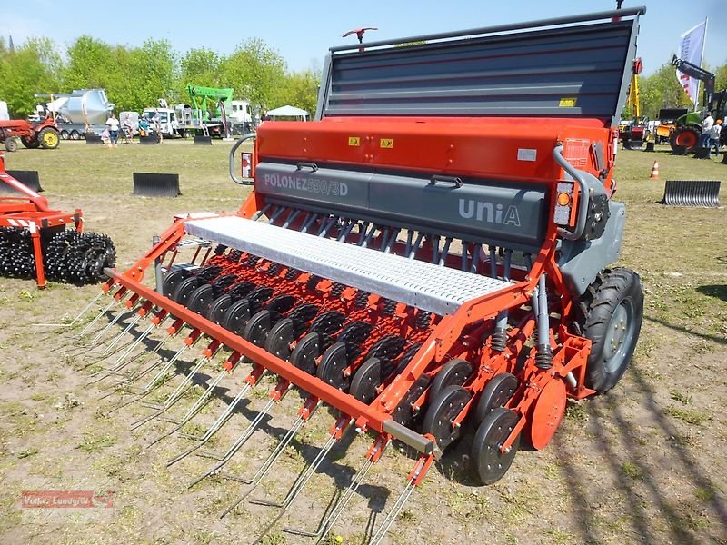 Drillmaschinenkombination del tipo Unia Polonez 550/3D Premium Doppelscheibenschar-Sämaschine 3 m 550 l Vollausstattung, Neumaschine en Ostheim/Rhön (Imagen 3)