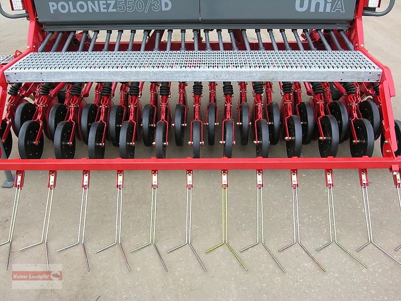 Drillmaschinenkombination of the type Unia Polonez 550/3D Premium Doppelscheibenschar-Sämaschine 3m 550l Vollausstattung, Neumaschine in Ostheim/Rhön (Picture 19)