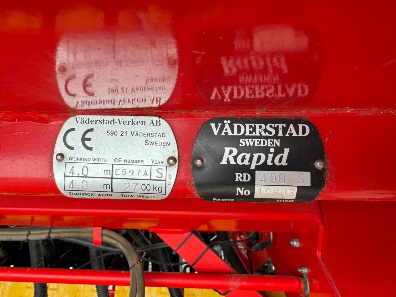 Drillmaschinenkombination of the type Väderstad RAPID 400C, Gebrauchtmaschine in Bramming (Picture 8)