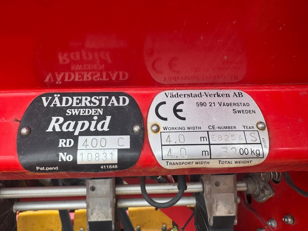 Drillmaschinenkombination za tip Väderstad RAPID 400C, Gebrauchtmaschine u Videbæk (Slika 12)