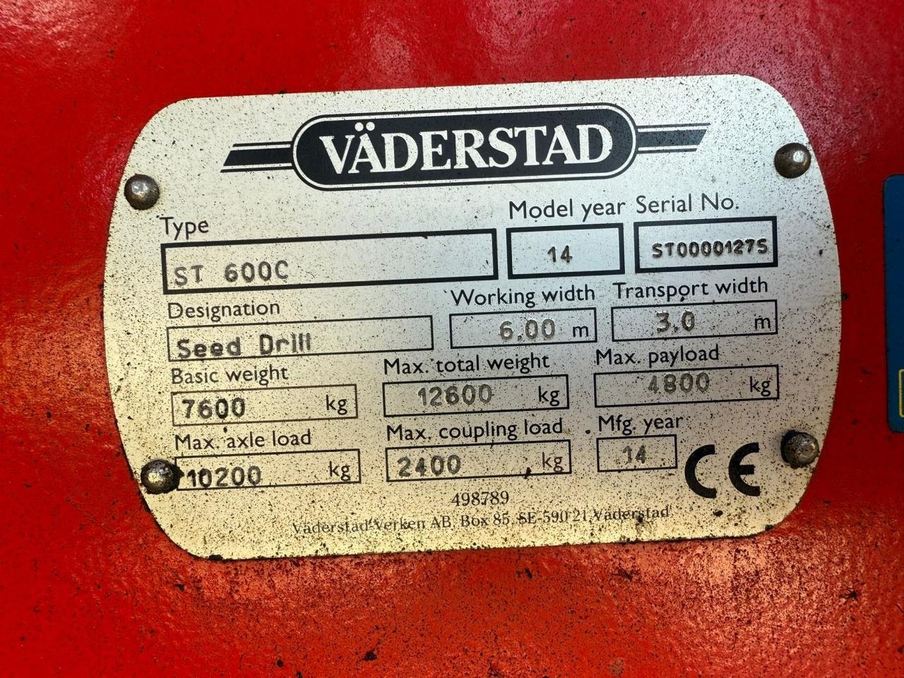 Drillmaschinenkombination tip Väderstad SPIRIT 600C, Gebrauchtmaschine in Trige (Poză 4)