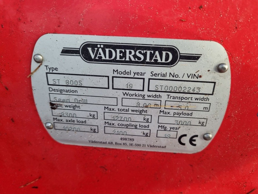 Drillmaschinenkombination типа Väderstad Spirit 800S, Gebrauchtmaschine в Neubrandenburg (Фотография 25)