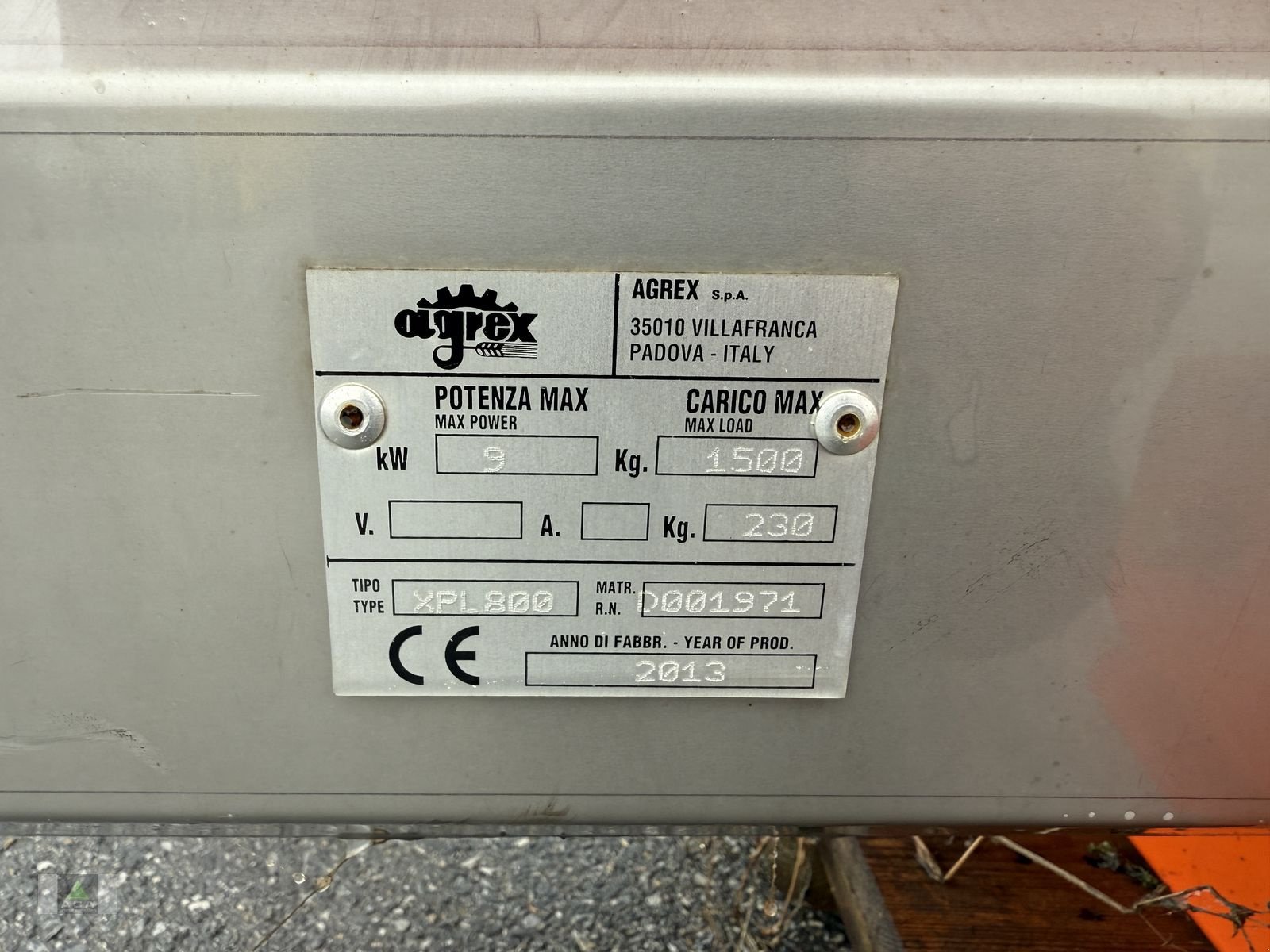 Düngerstreuer Türe ait agrex XPL 800, Gebrauchtmaschine içinde Markt Hartmannsdorf (resim 9)