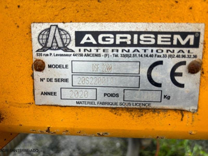 Düngerstreuer a típus Agrisem DSF 2200, Gebrauchtmaschine ekkor: ROYE (Kép 4)
