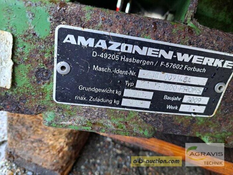 Düngerstreuer des Typs Amazone ZA-M 1500 PROFI S, Gebrauchtmaschine in Schneverdingen (Bild 11)