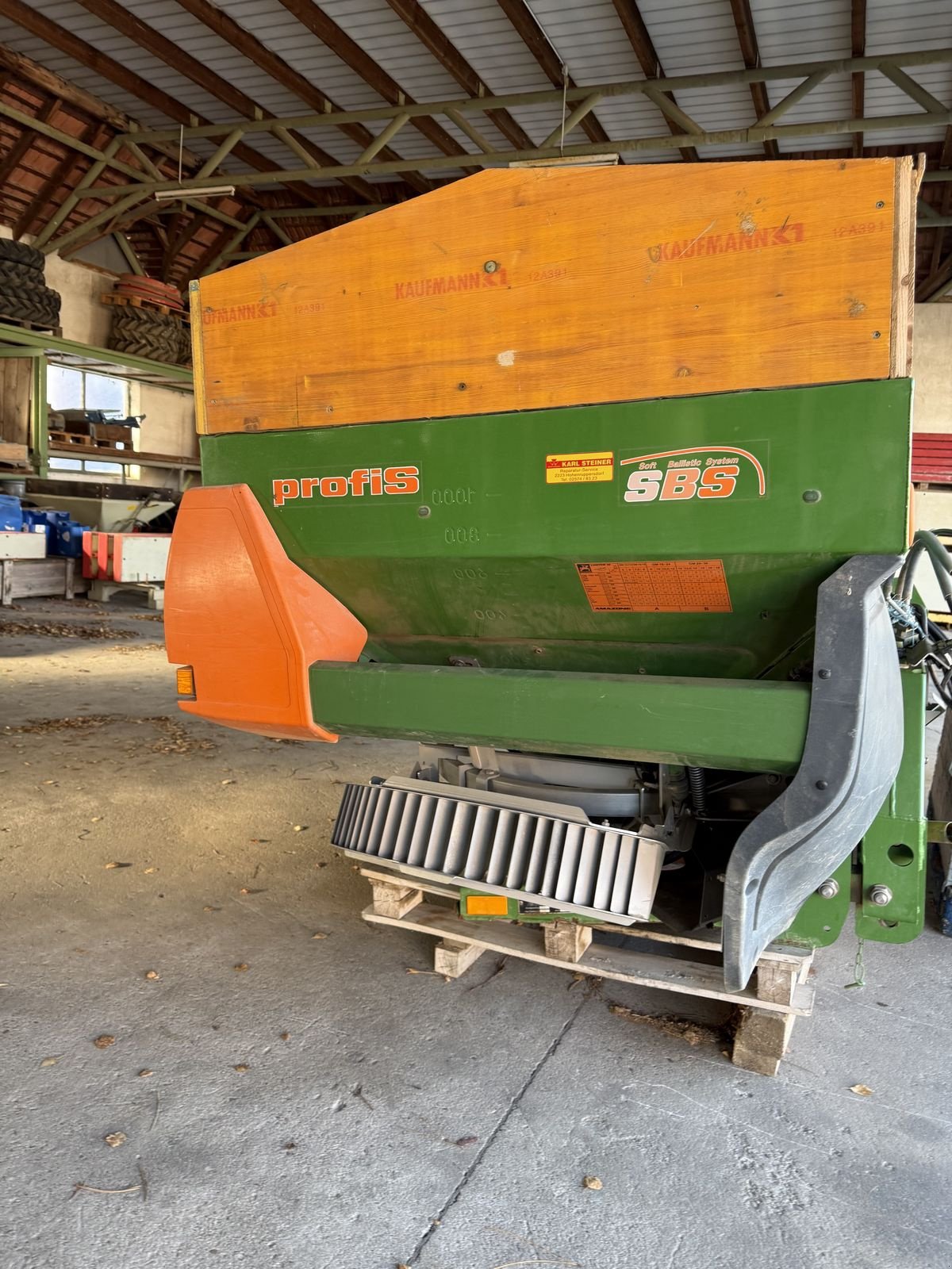 Düngerstreuer van het type Amazone ZA-M 1500 Profis Wiegestreuer, Gebrauchtmaschine in Hohenruppersdorf (Foto 9)